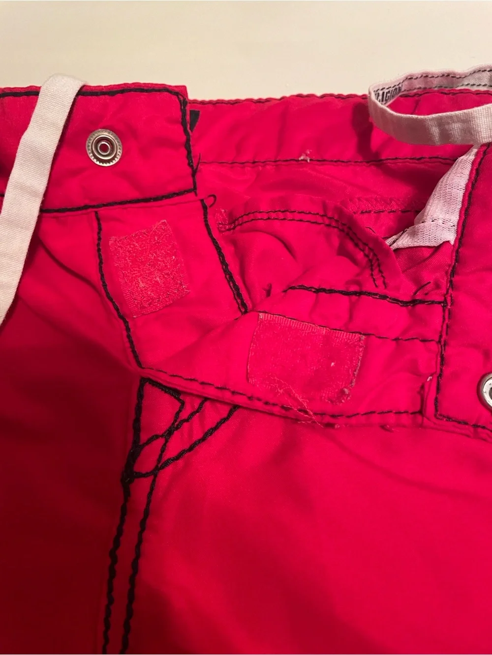 True Religion red Men's Swim with Contrast Stitching